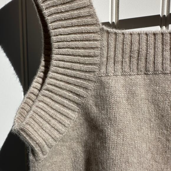 Lisa Yang Winnie Shorts Barbara Bralette Crop Size 1 S / M Sand Cashmere Sweater - Picture 12 of 16